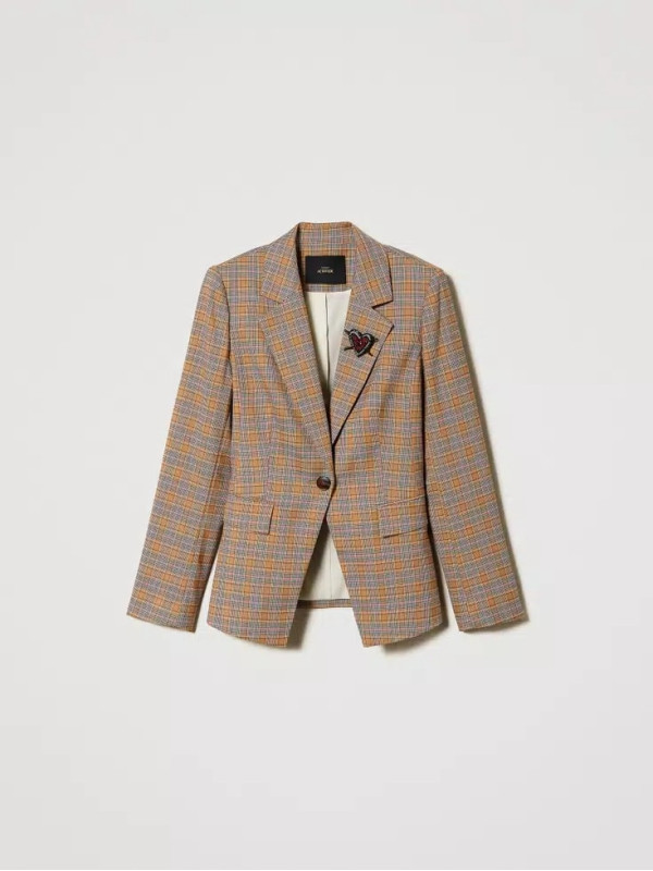 Піджак/Кориця Принц Уельський 232AP2180