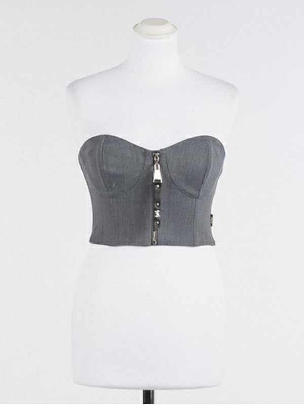 Бюстье / Середньо сірий меланж 242AM2044