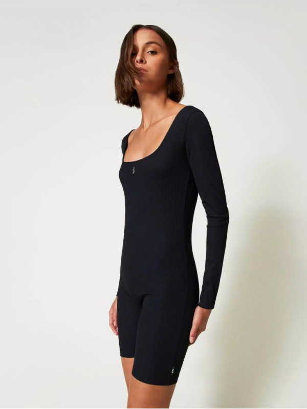 Короткий костюм / Чорний 242AM2071