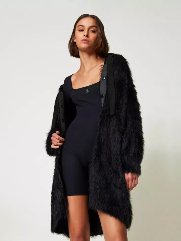 Короткий костюм / Чорний 242AM2071