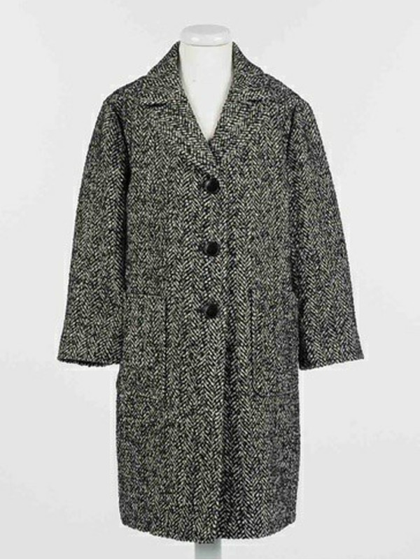 Пальто / Жаккард шеврон 242GJ2241