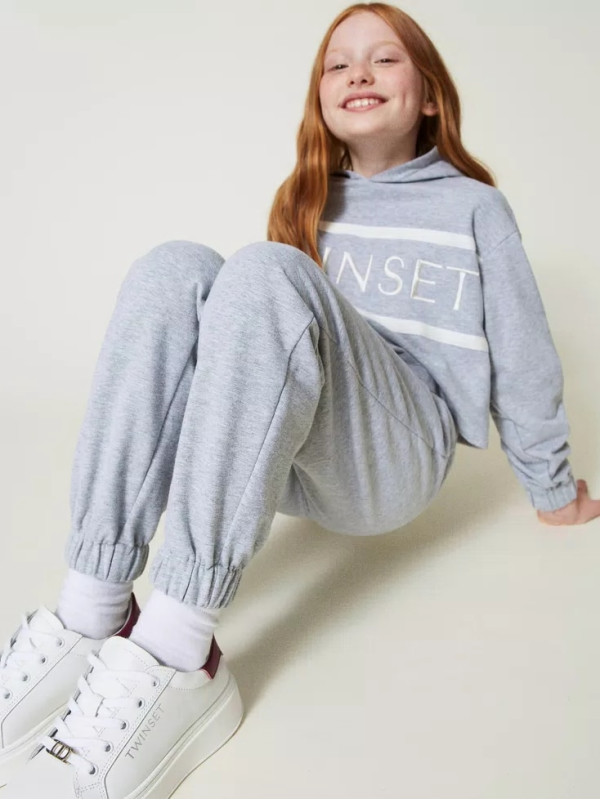 Штани / сірий світлий меланж 242GJ2332