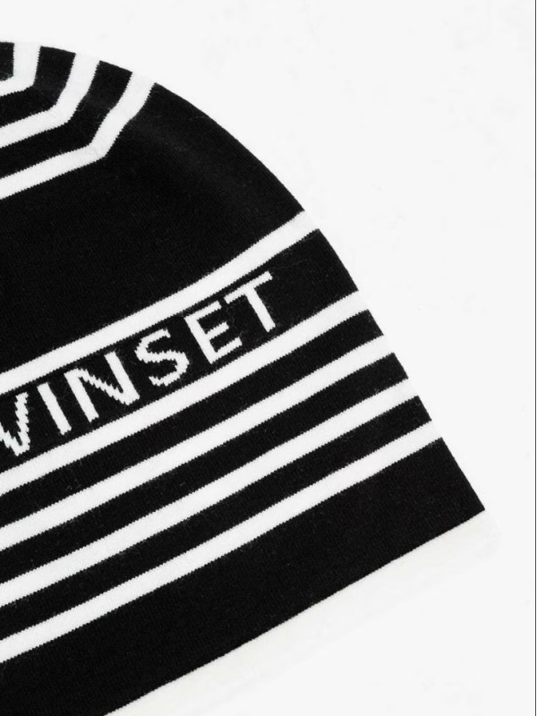 Шапка / Білий / чорний 242GJ5052