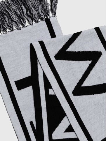 Палантін / Чорний / старий білий