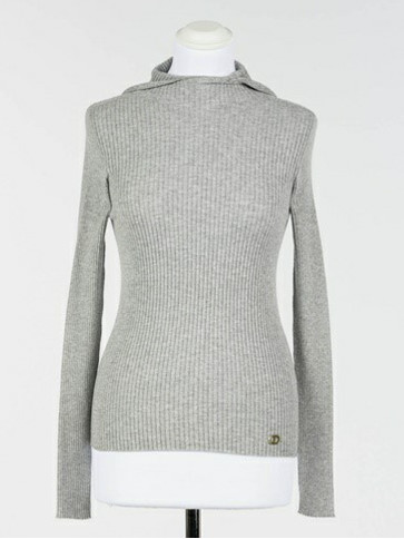 Светр з капюшоном / Сірий Меланж