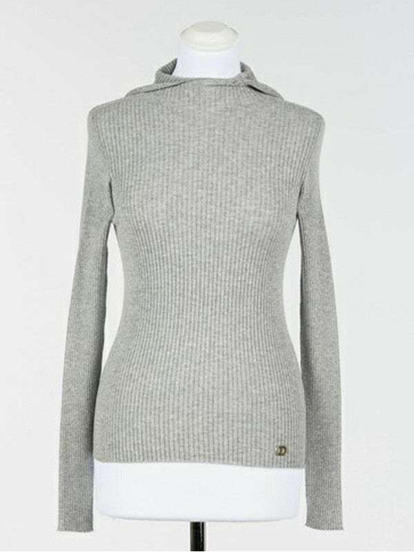 Светр з капюшоном / Сірий Меланж 242TF3040