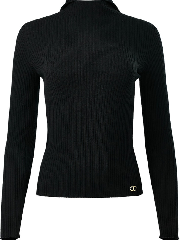 Светр з капюшоном / Чорний 242TF3040