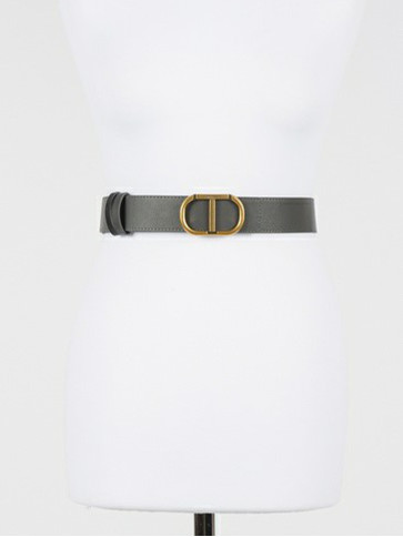 Ремінь шкіряний / Шоколад кава / рубін