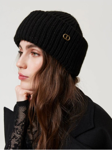 В'язана шапка / Чорний