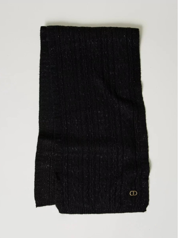 В'язаний шарф / Чорний 242TO5731