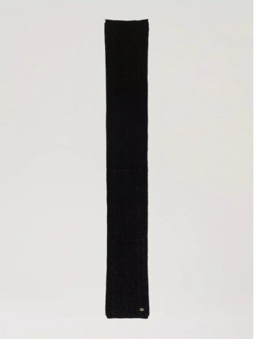 В'язаний шарф / Чорний