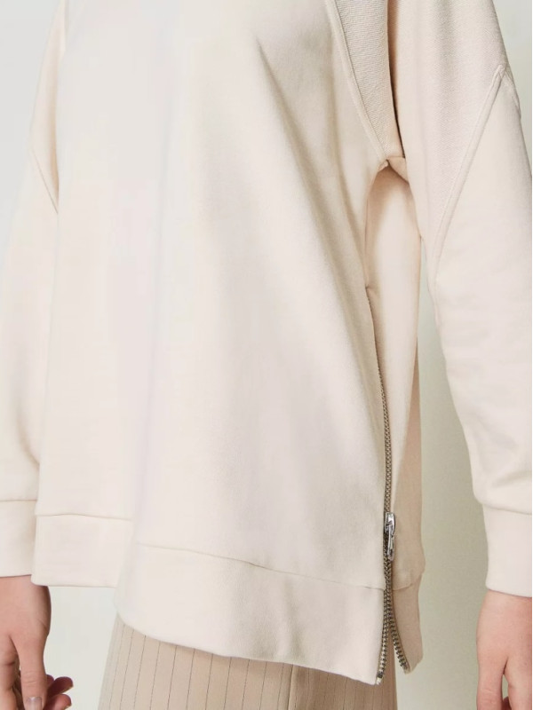 Світшот довгий / Старий білий 242TP2041