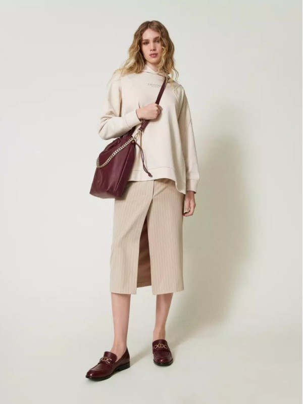 Світшот довгий / Старий білий 242TP2041