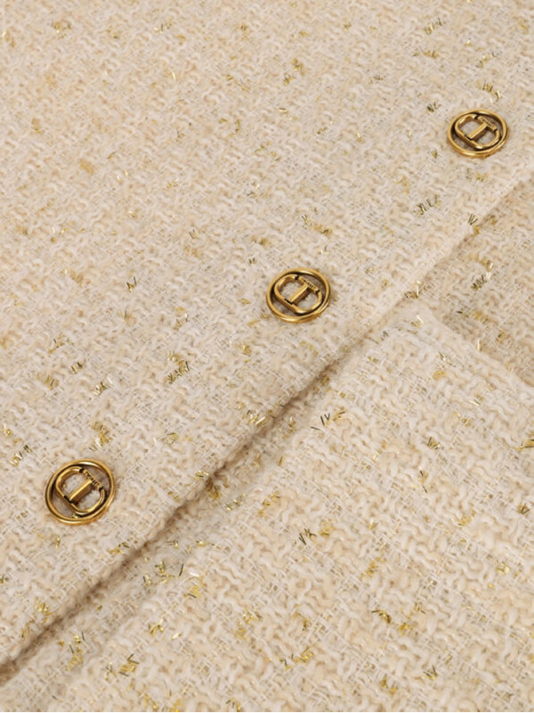 Спідниця / Букле / слова кістка / золото 242TP2125