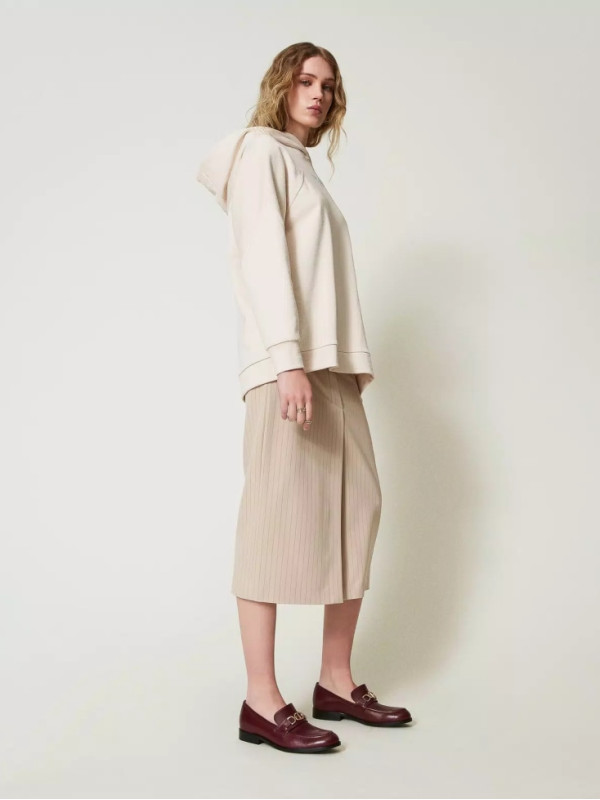 Спідниця / Індиго / Смужка люрекс 242TP2153