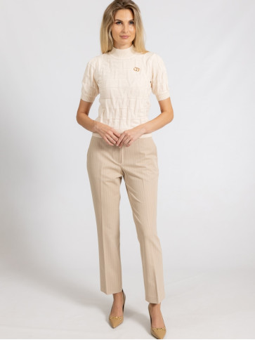 Штани / Індиго / Смужка люрекс