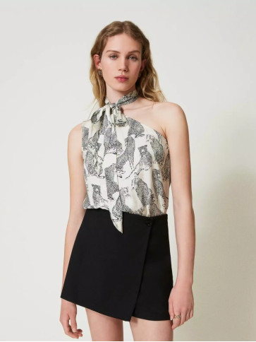 Топ / Ягуар чорний / сніг