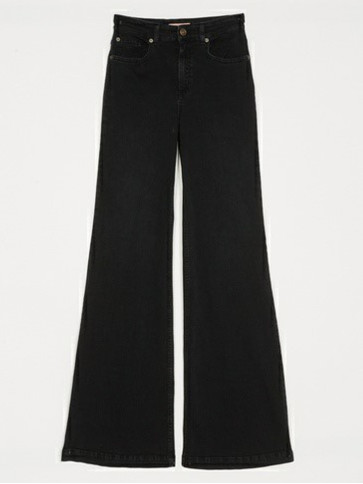 Джинси кльош / Денім чорний