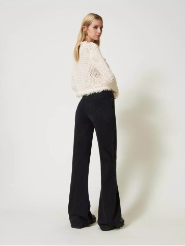 Джинси кльош / Денім чорний