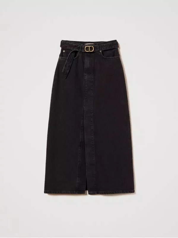 Джинсова спідниця / Денім чорний 242TP2601