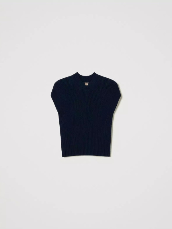 В'язаний топ / Індиго 242TP3110