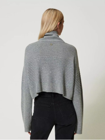 Вовняний светр / Сірий Меланж