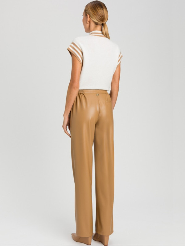 Трикотажна Блуза / Сніг / пісочно-коричневий 242TP3373