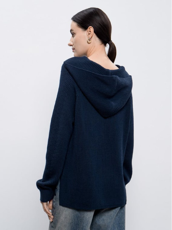 В'язаний світшот / Індиго 242TP3473