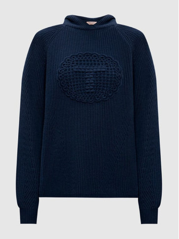 В'язаний світшот / Індиго