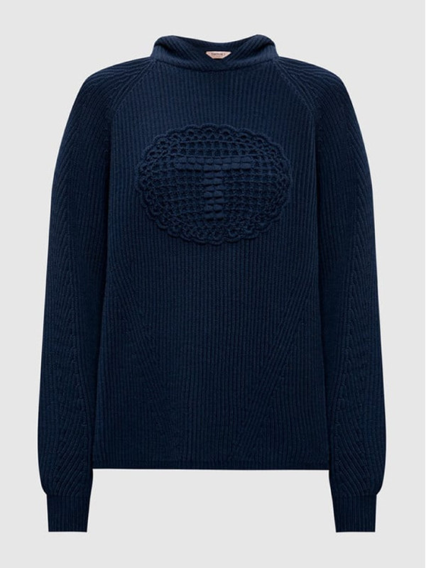 В'язаний світшот / Індиго 242TP3473