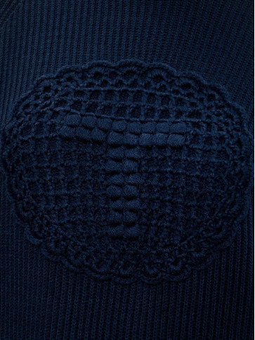 В'язаний світшот / Індиго