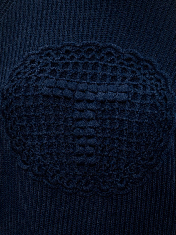 В'язаний світшот / Індиго 242TP3473