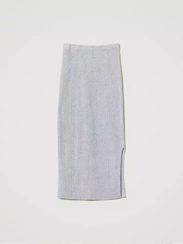 Спідниця міді / Сірий / сріблястий 242TP3712