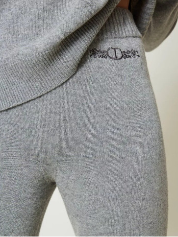 Штани / Сірий теплий меланж