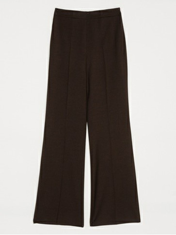 Штани з високою таліею / Кавово - шоколадний