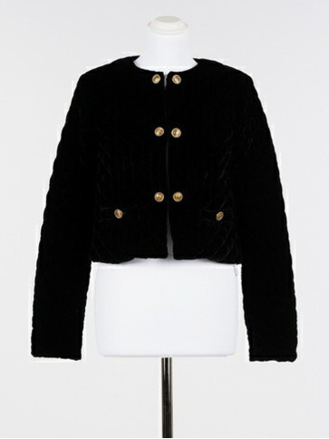 Жакет оксамитовий / Чорний