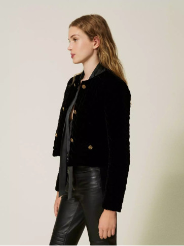 Жакет оксамитовий / Чорний