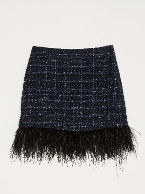 Спідниця / Букле синій 242TT2392