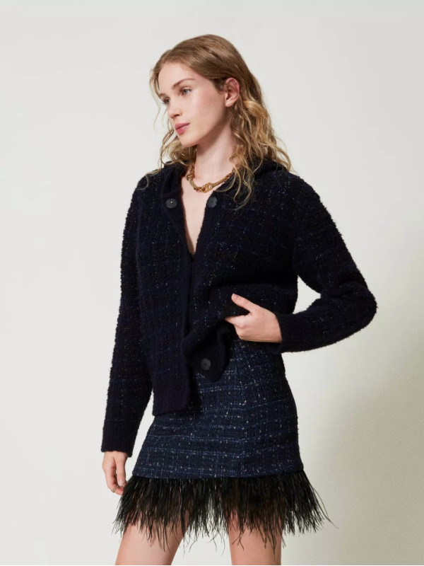 Спідниця / Букле синій 242TT2392