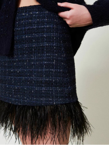 Спідниця / Букле синій