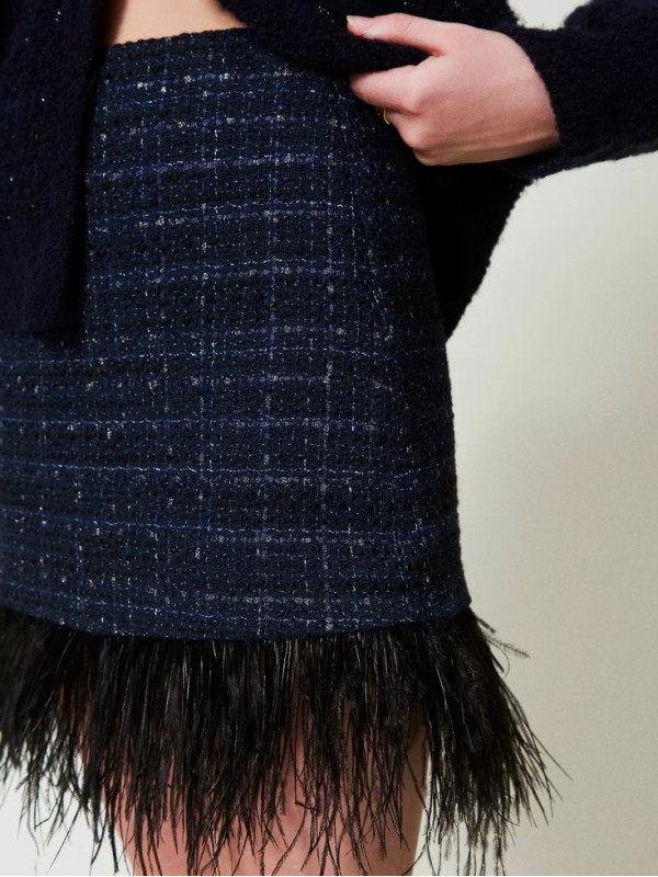 Спідниця / Букле синій 242TT2392