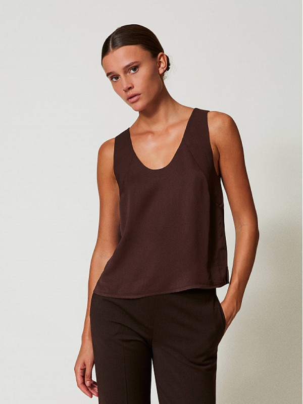 Топ / Кавово - шоколадний 242TT2412