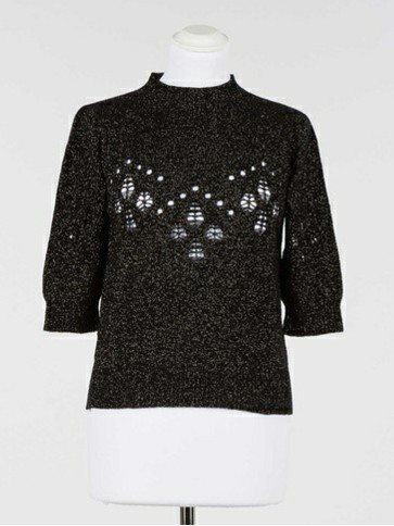 Джемпер / Чорний / Люрекс золото