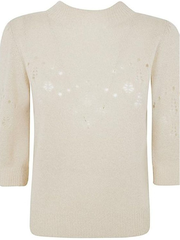 Джемпер / Сніг / люрекс золото 242TT3011