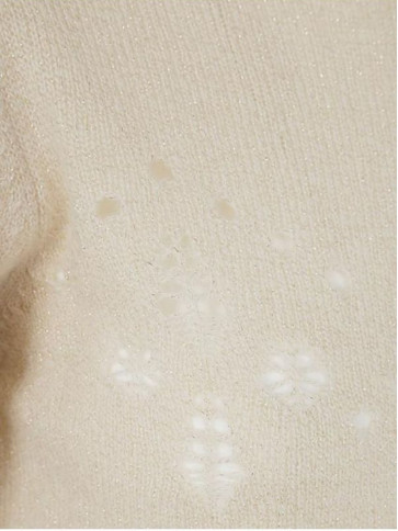 Джемпер / Сніг / люрекс золото