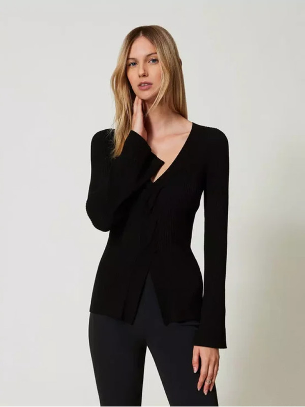 Джемпер / Чорний 242TT3023