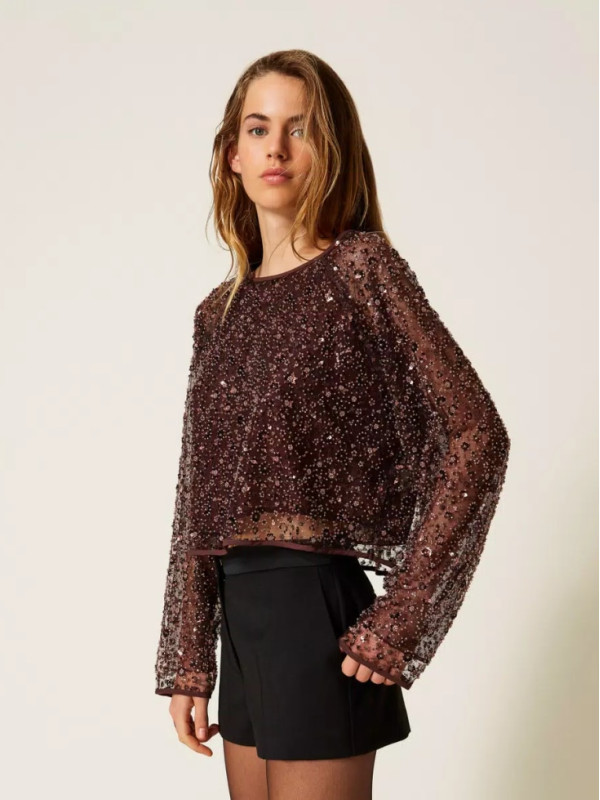 Блуза / Горячий шоколад 252AP2272