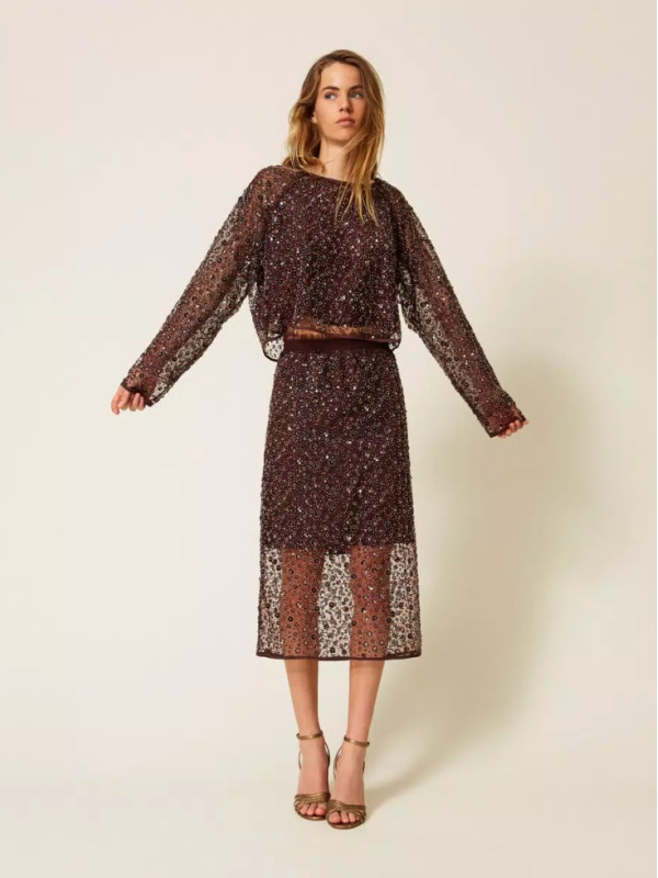 Блуза / Горячий шоколад 252AP2272