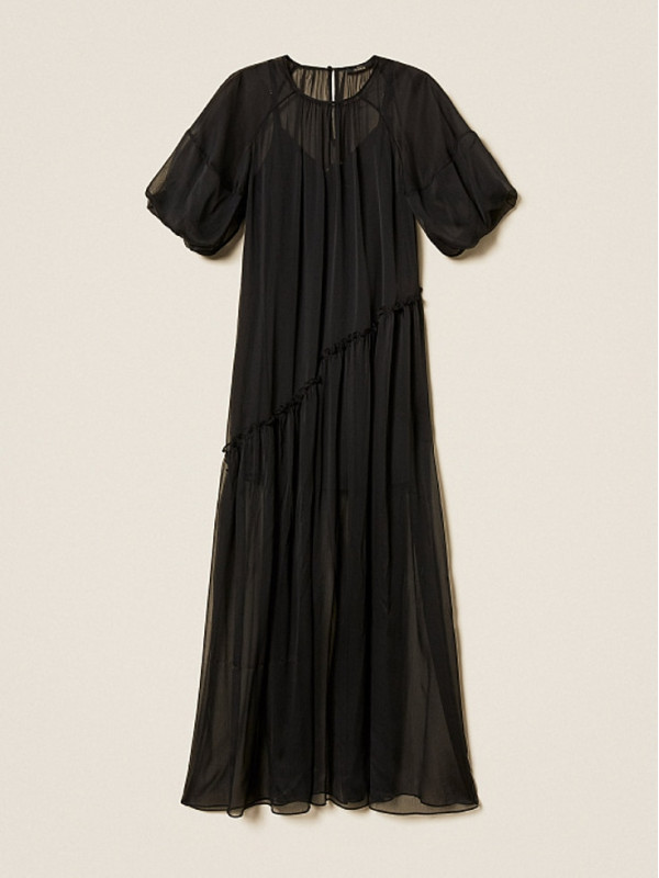 Сукня - вуаль / Чорний 252AP2583