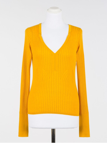 Пуловер / Бежевий меланж